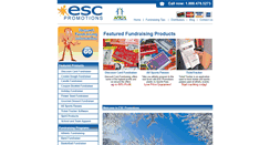 Desktop Screenshot of escpromotions.com