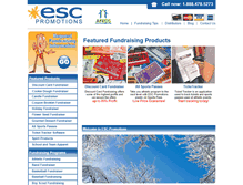 Tablet Screenshot of escpromotions.com